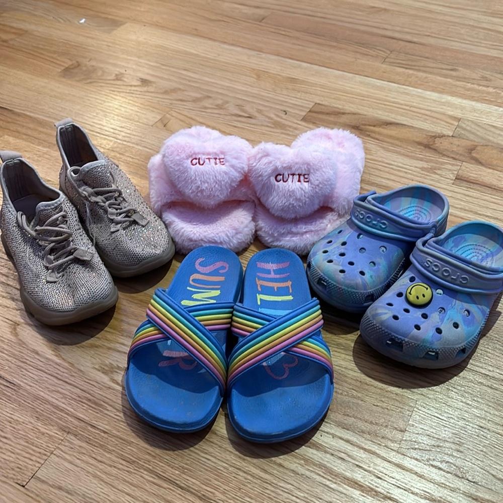 FOUR pairs of shoes . Size 2